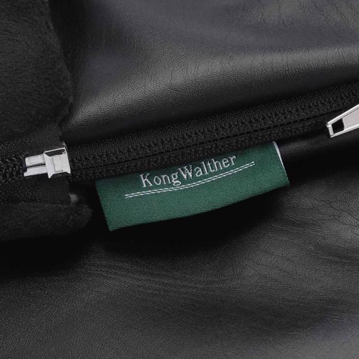 KongWalther Østerbro Barnvagn Handske Faux Black Night