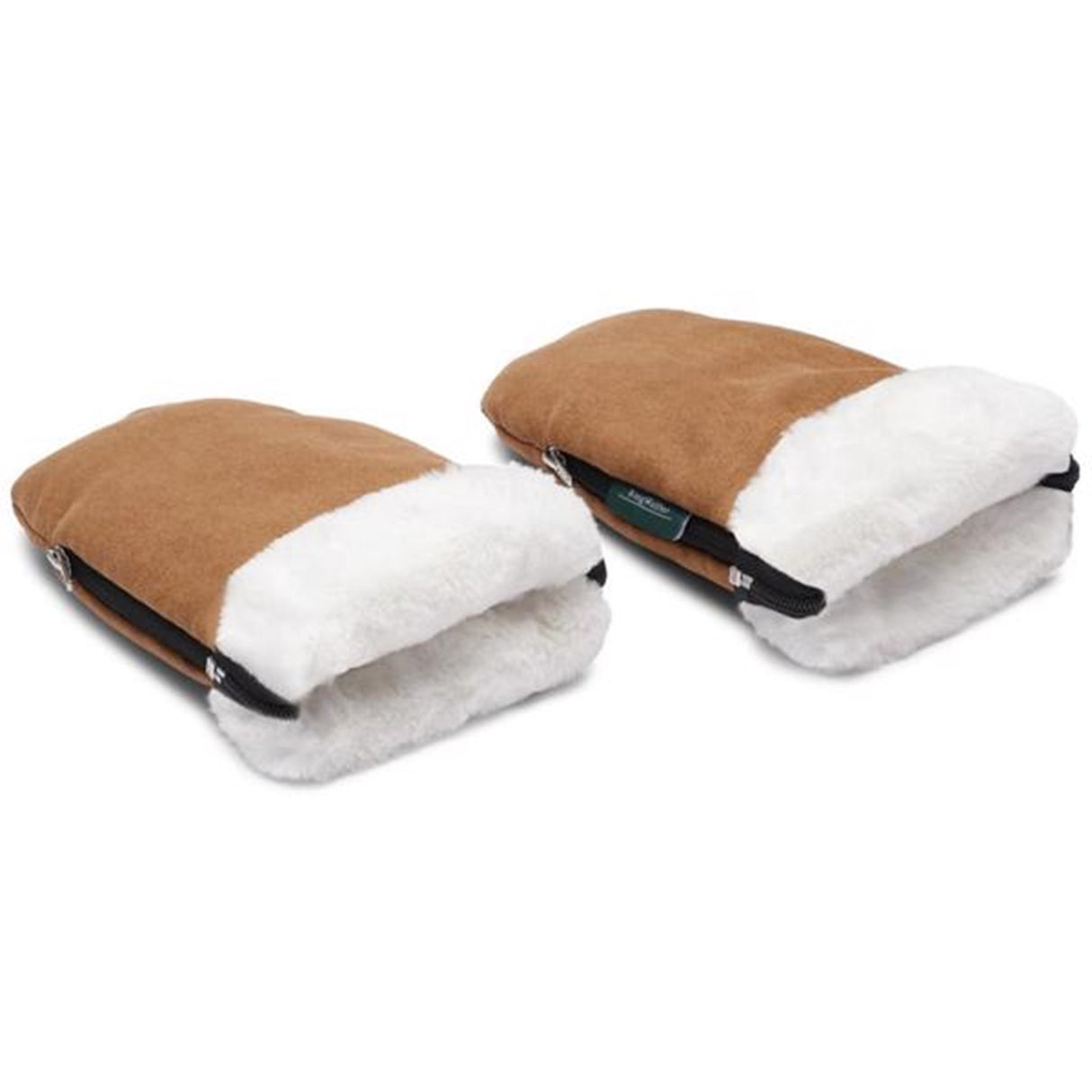 KongWalther Østerbro Barnvagn Handske Faux Brun Bark