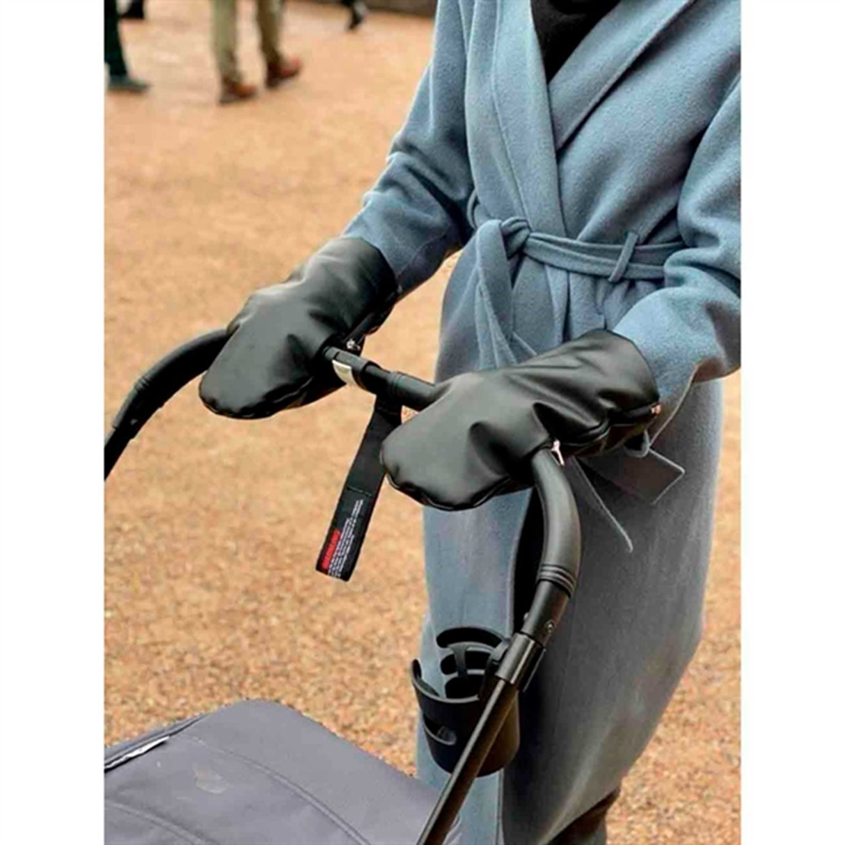 KongWalther Østerbro Barnvagn Handskar Blue Denim