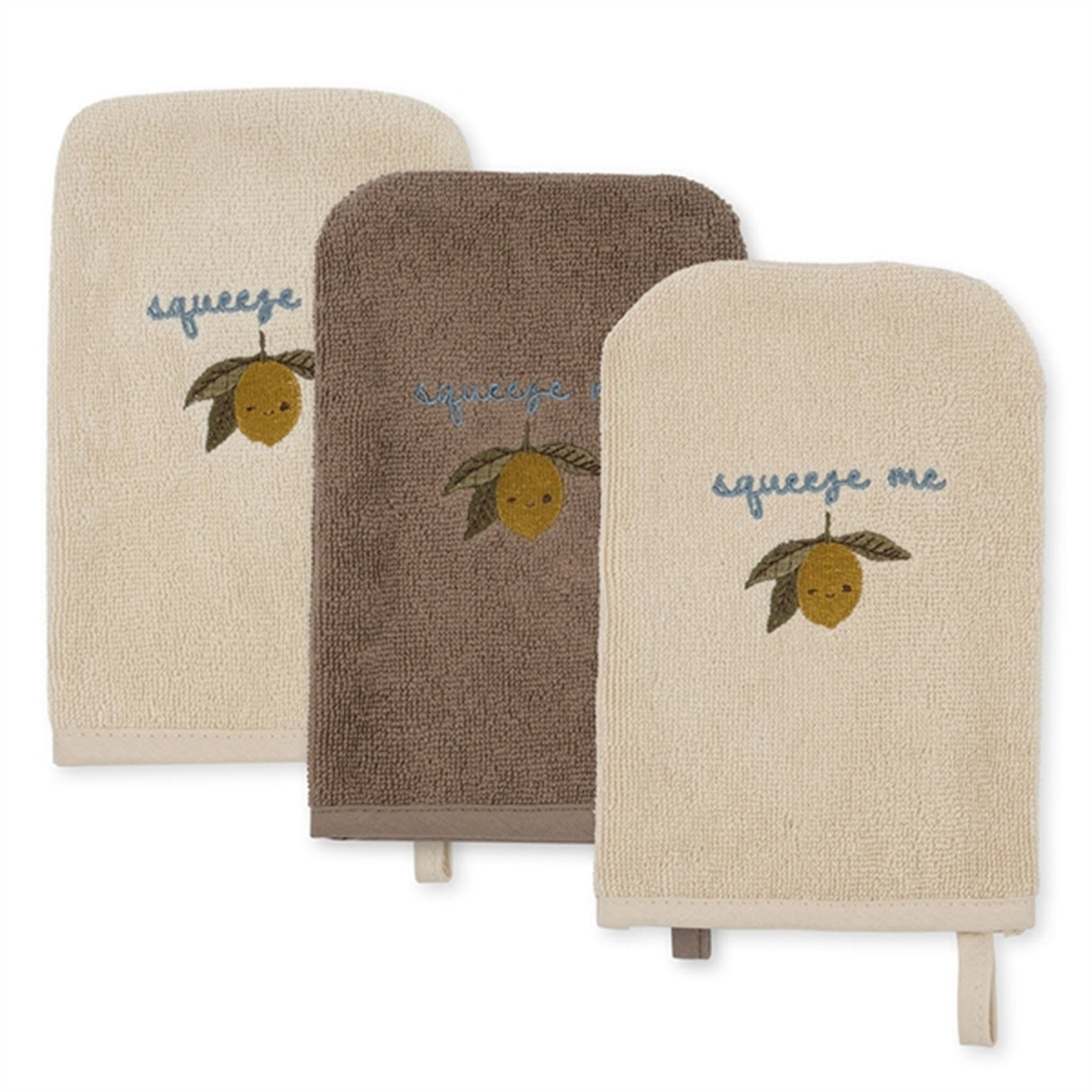 Konges Sløjd Tvättlapp 3-pack Lemon