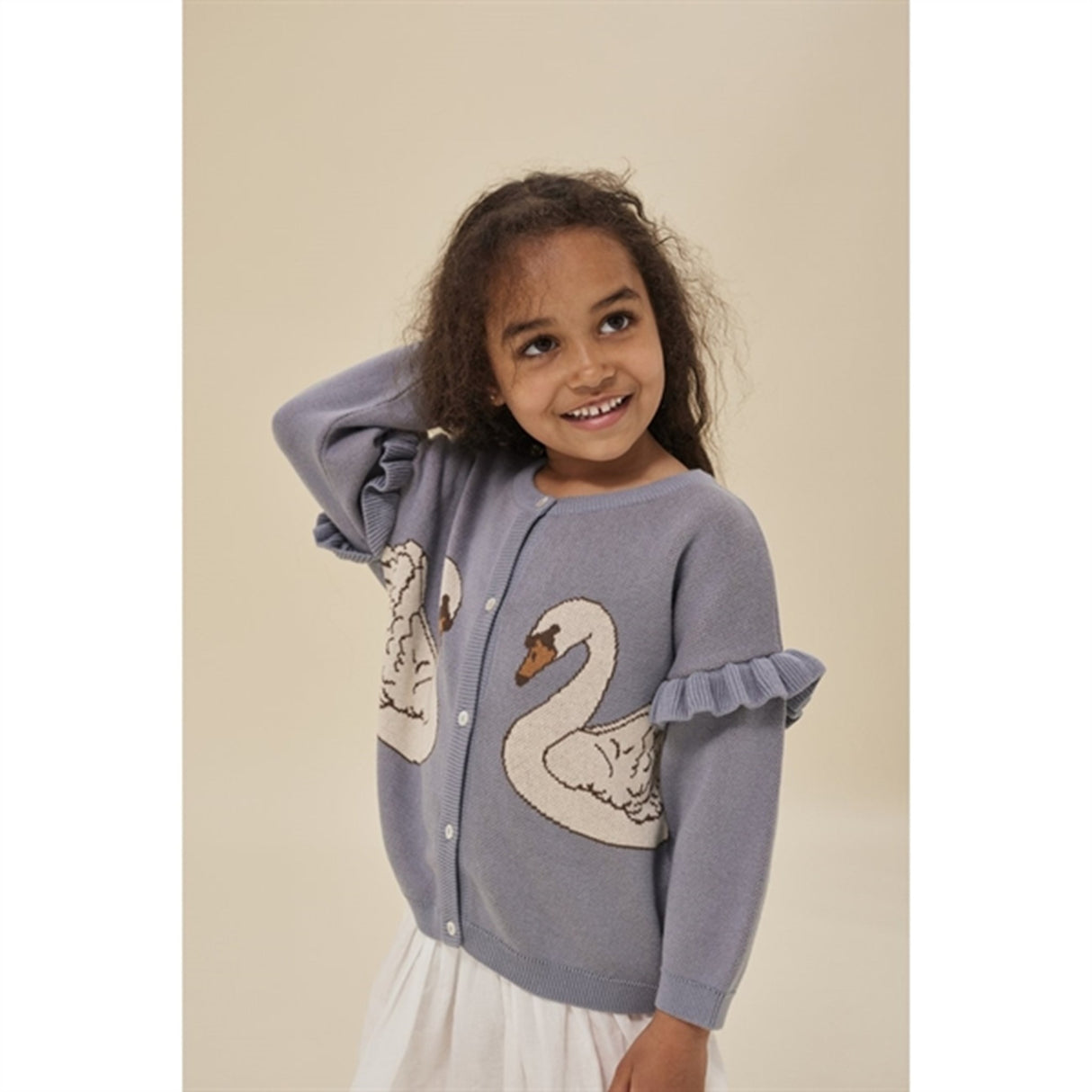 Konges Sløjd Tradewinds Lapis Frill Cardigan