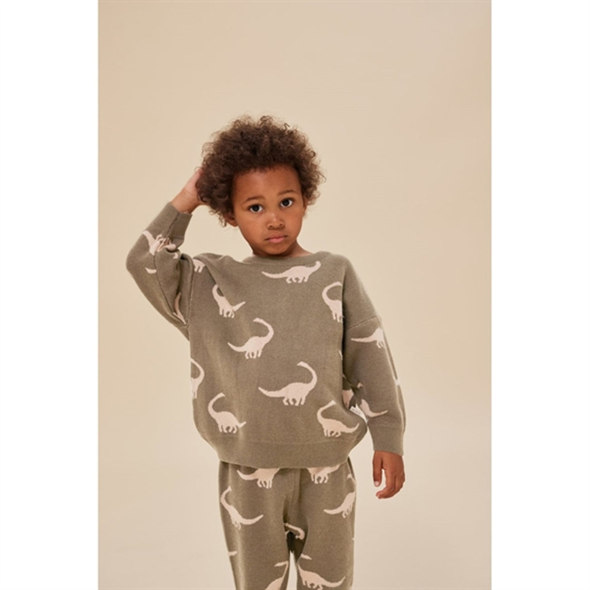 Konges Sløjd Dino Lapis Stickat Blus