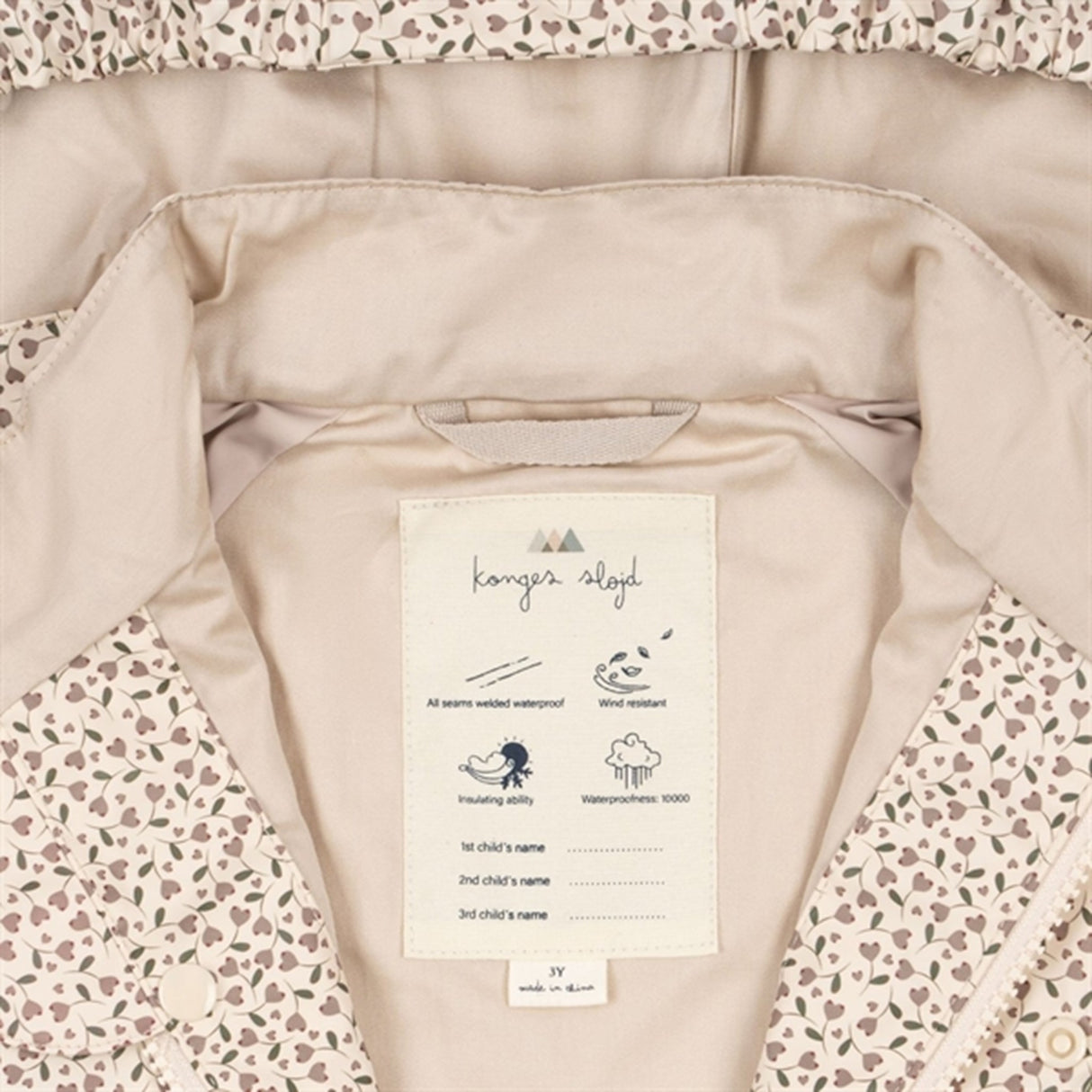 Konges Sløjd Regn Set Palme Milk Tank