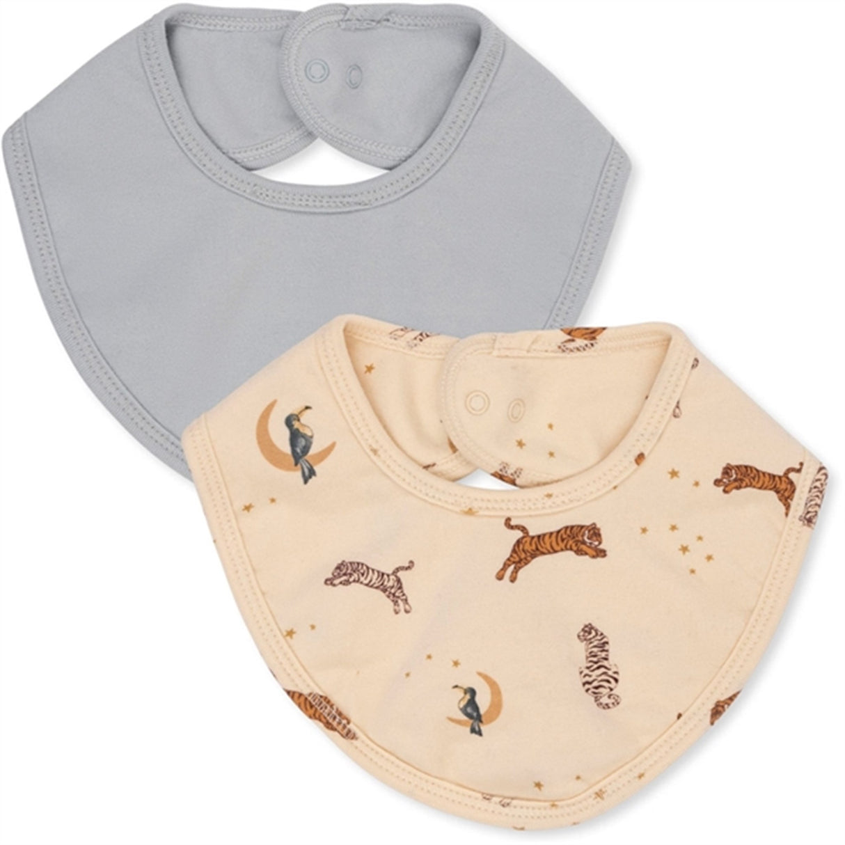 Konges Sløjd Basis Haklapp 2-Pak Roar/Pearl Blue