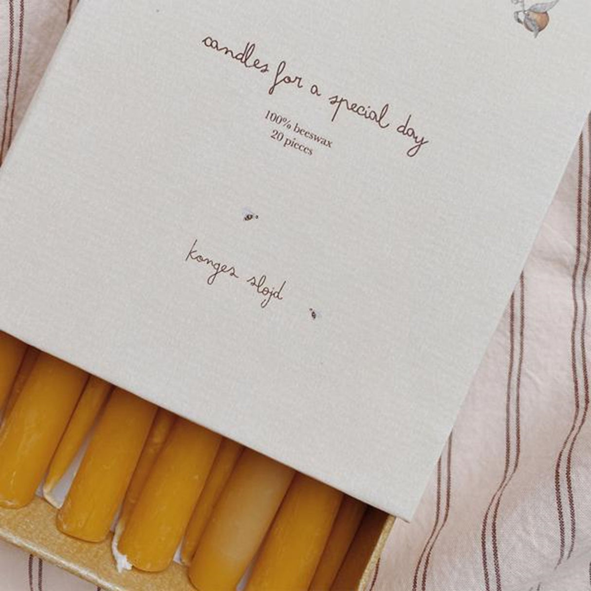 Konges Sløjd Ljus 20-pack Natur