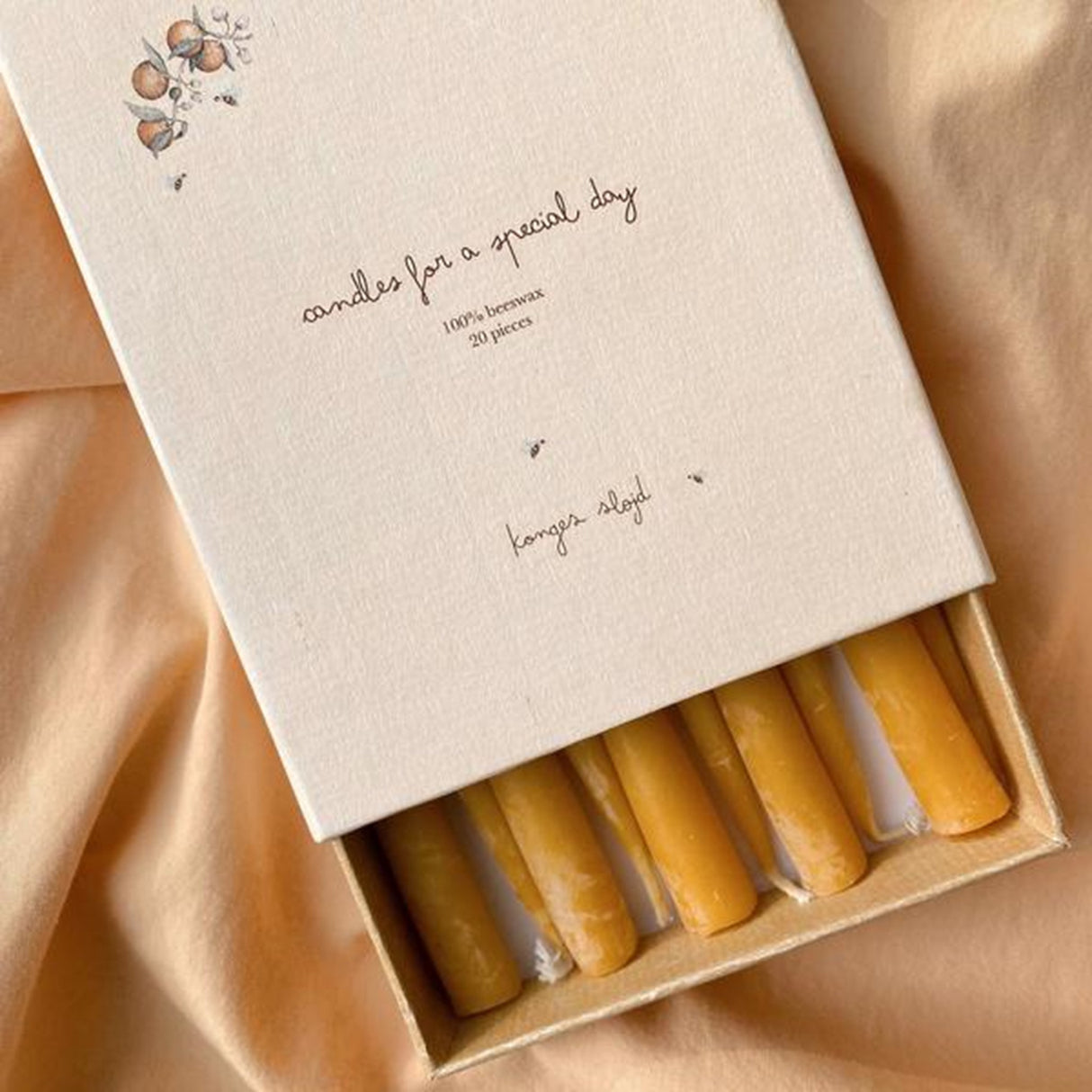 Konges Sløjd Ljus 20-pack Natur