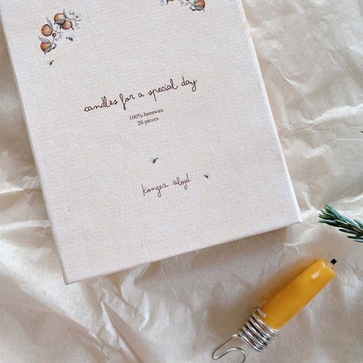 Konges Sløjd Ljus 20-pack Natur