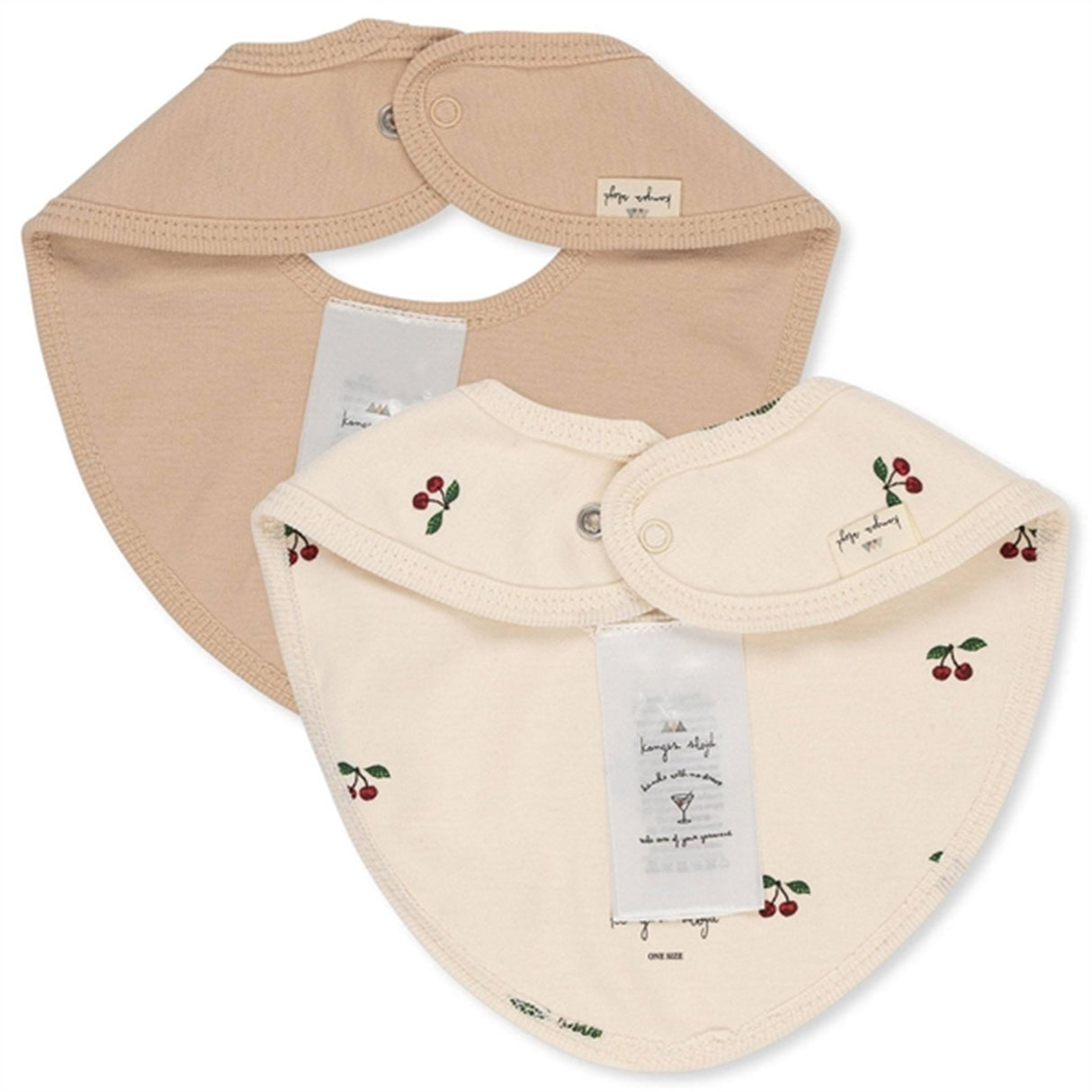 Konges Sløjd Classic Haklapp 2-pack Cherry