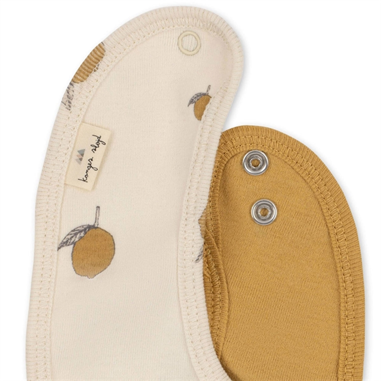 Konges Sløjd Classic Haklapp 2-pack Lemon