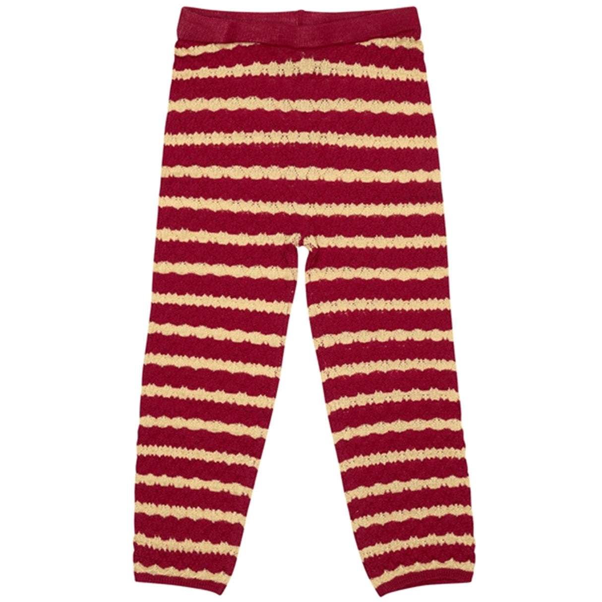 Konges Sløjd Jolly Stripe Cane Stickat Ull Leggings
