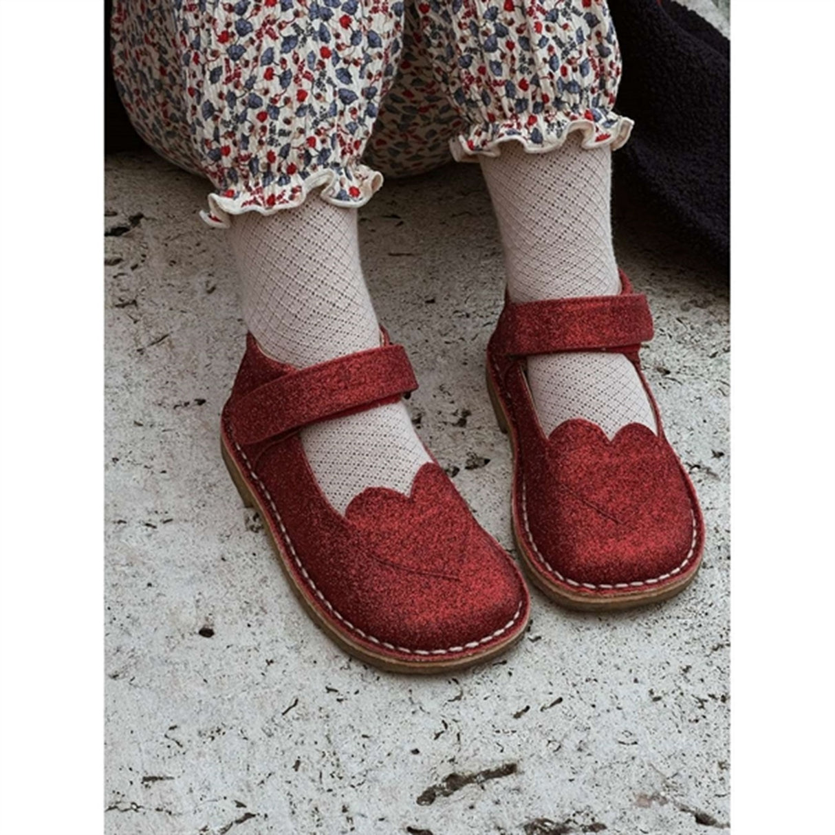 Konges Sløjd Skor Minnie Coeur Glitter Christmas Red