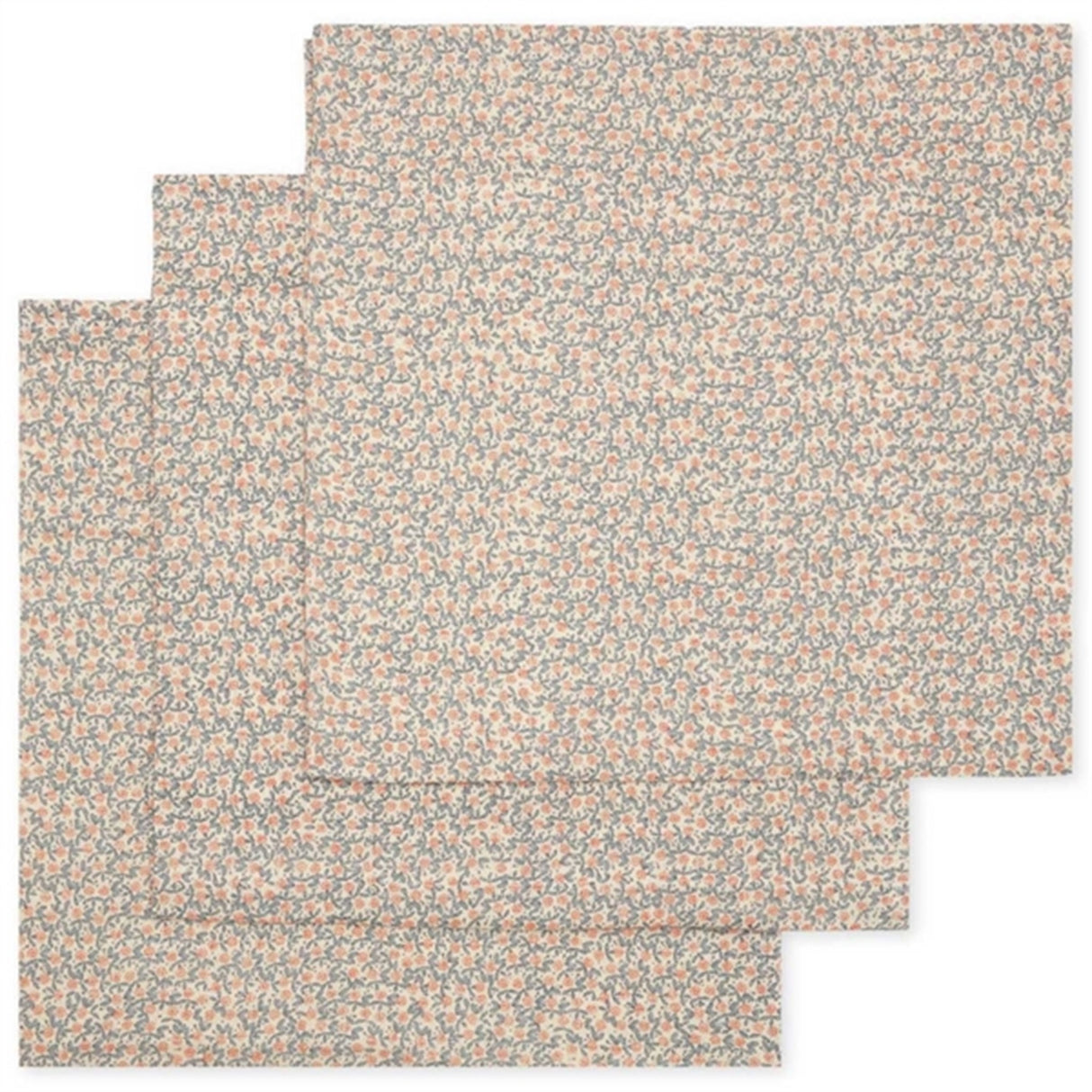 Konges Sløjd Tygblöjor 3-pak Fleur De Glace