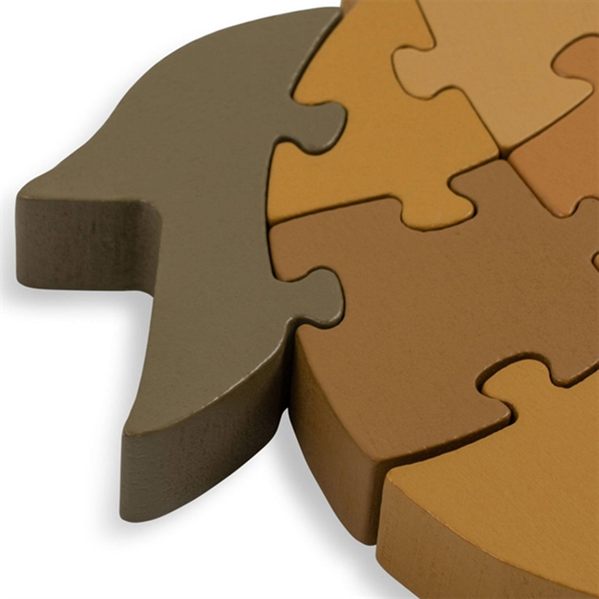 Konges Sløjd Træ Pussel Numbers Lemon