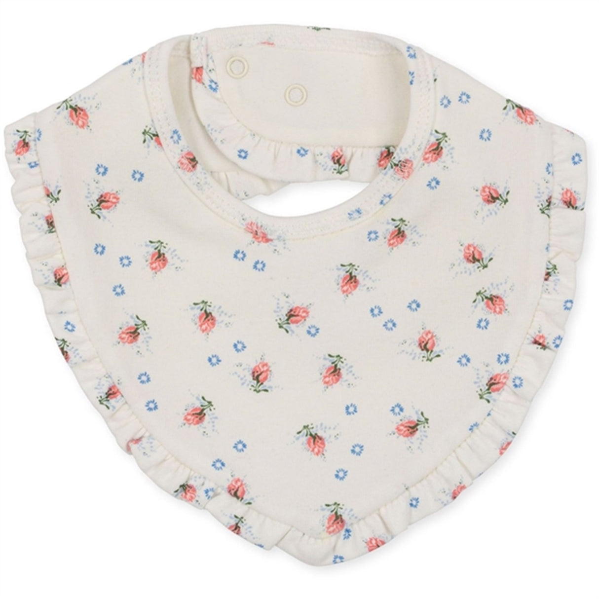 Konges Sløjd Brise Dé Été White/Nouvelle Peach Basic 2-Pak Haklapp med Rynke