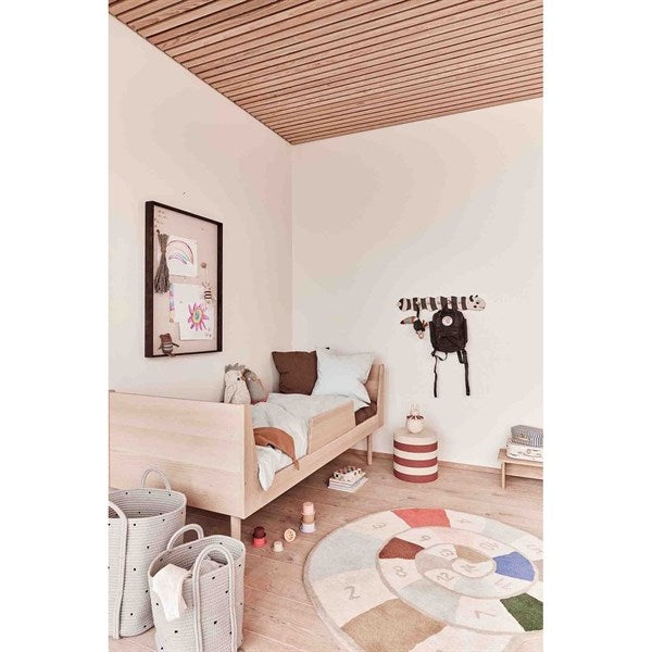 OYOY Dot Bomuldsreb Kurv 2-pack Clay