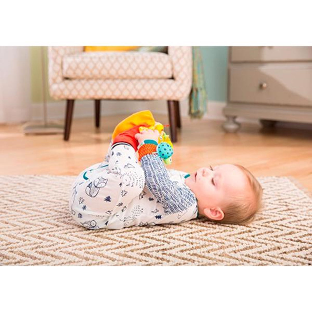 Lamaze Foot Finder & Wrist Rattle set 3