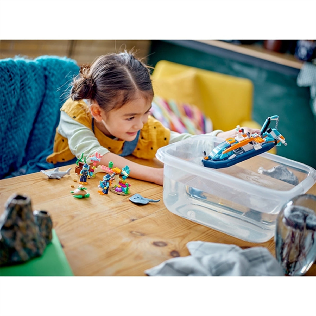 LEGO® City Utforskare och Dykarbåt