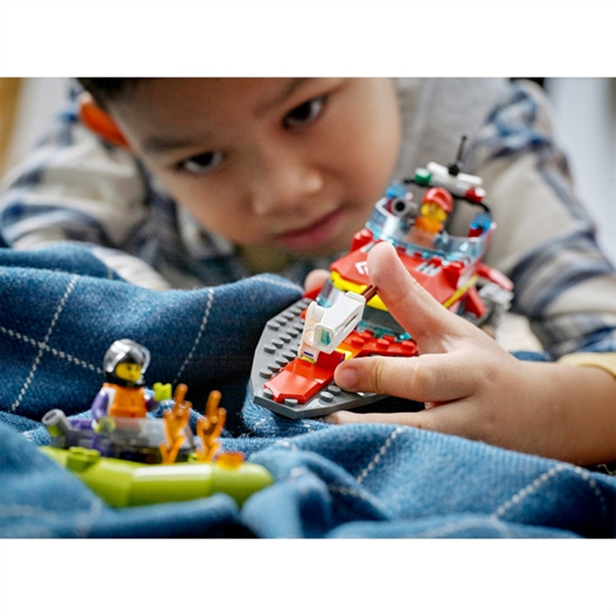 LEGO® City Brandräddningsbåt