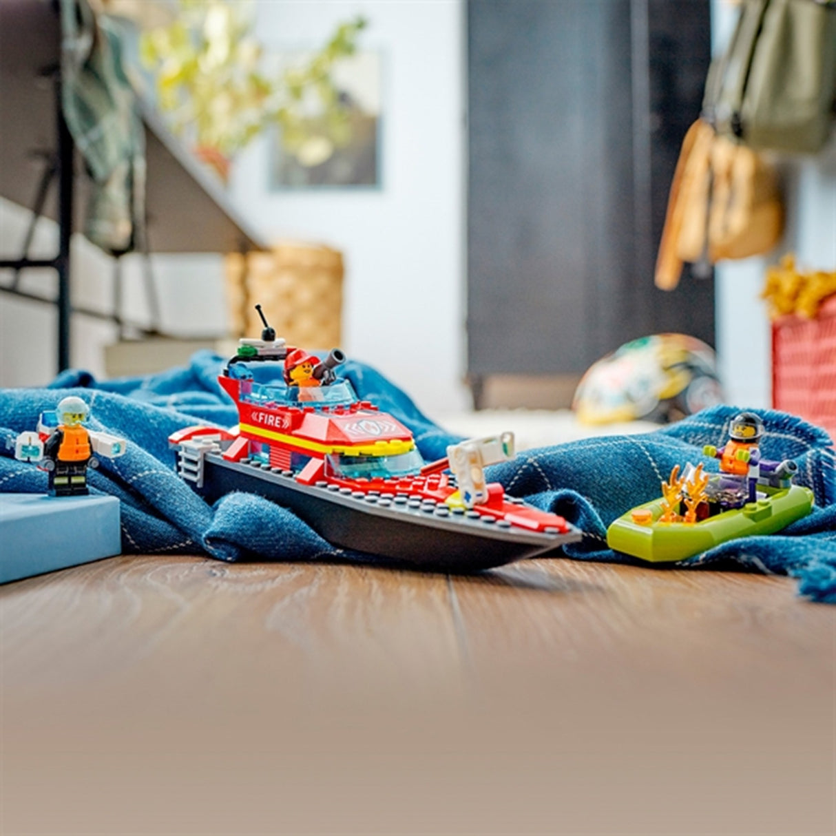 LEGO® City Brandräddningsbåt