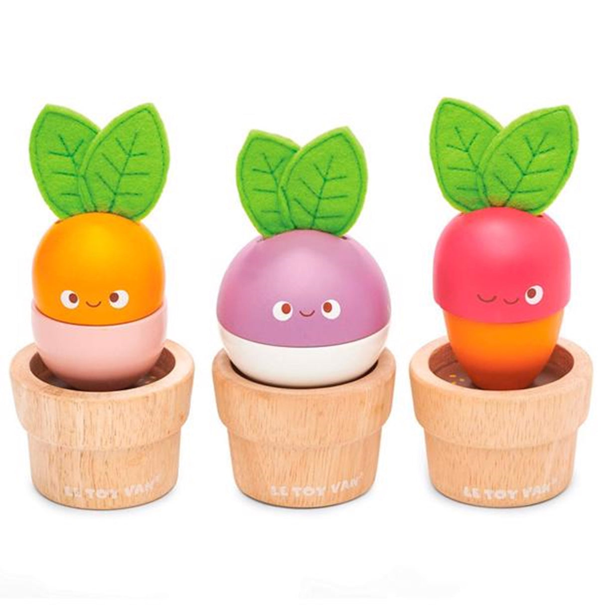 Le Toy Van Stapellek - Grönsaker