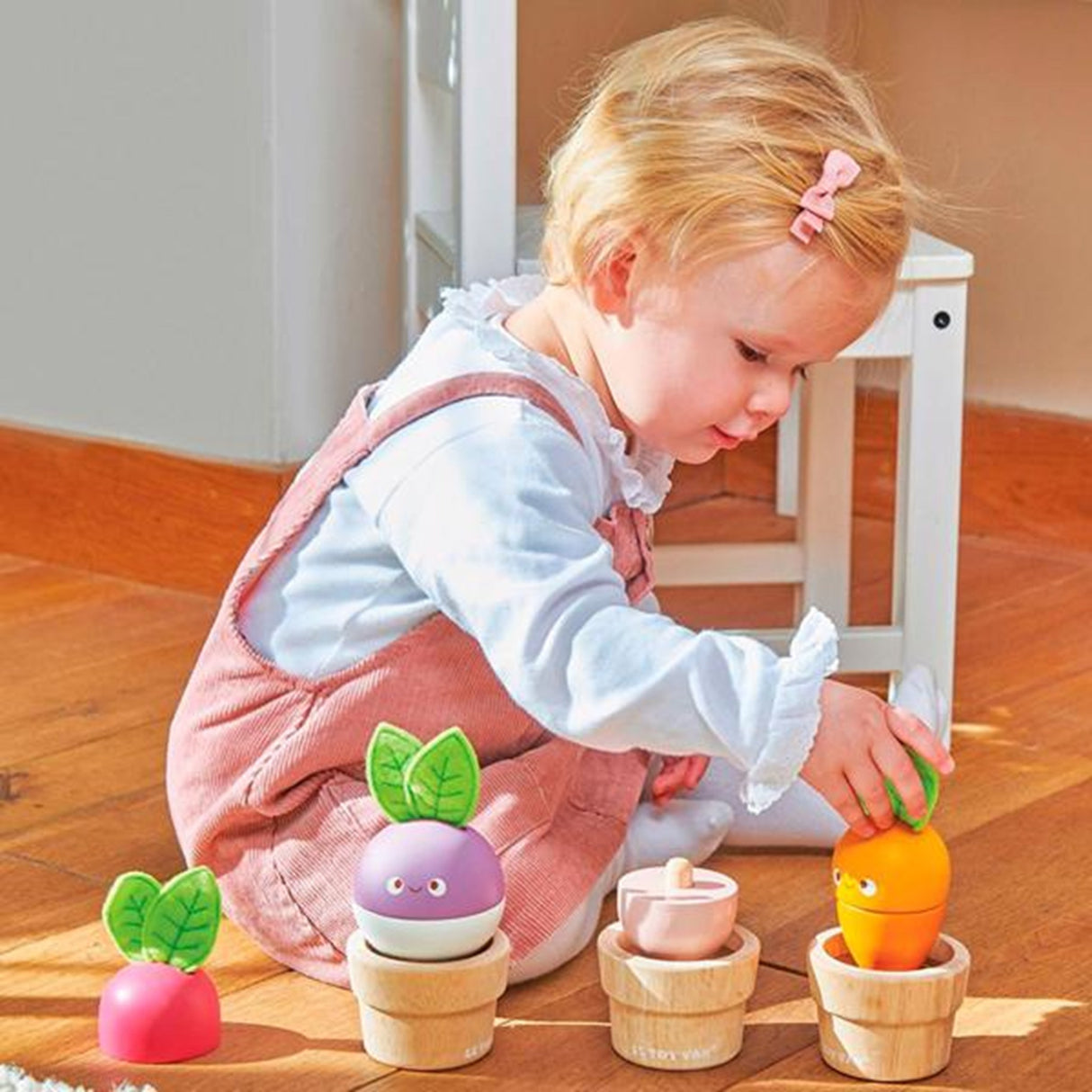 Le Toy Van Stapellek - Grönsaker