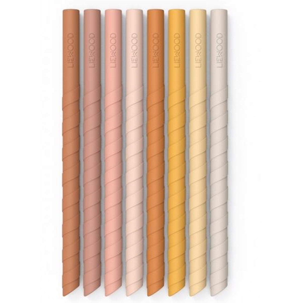 Liewood Zoe Sugrör 8-Pack Rose Multi Mix