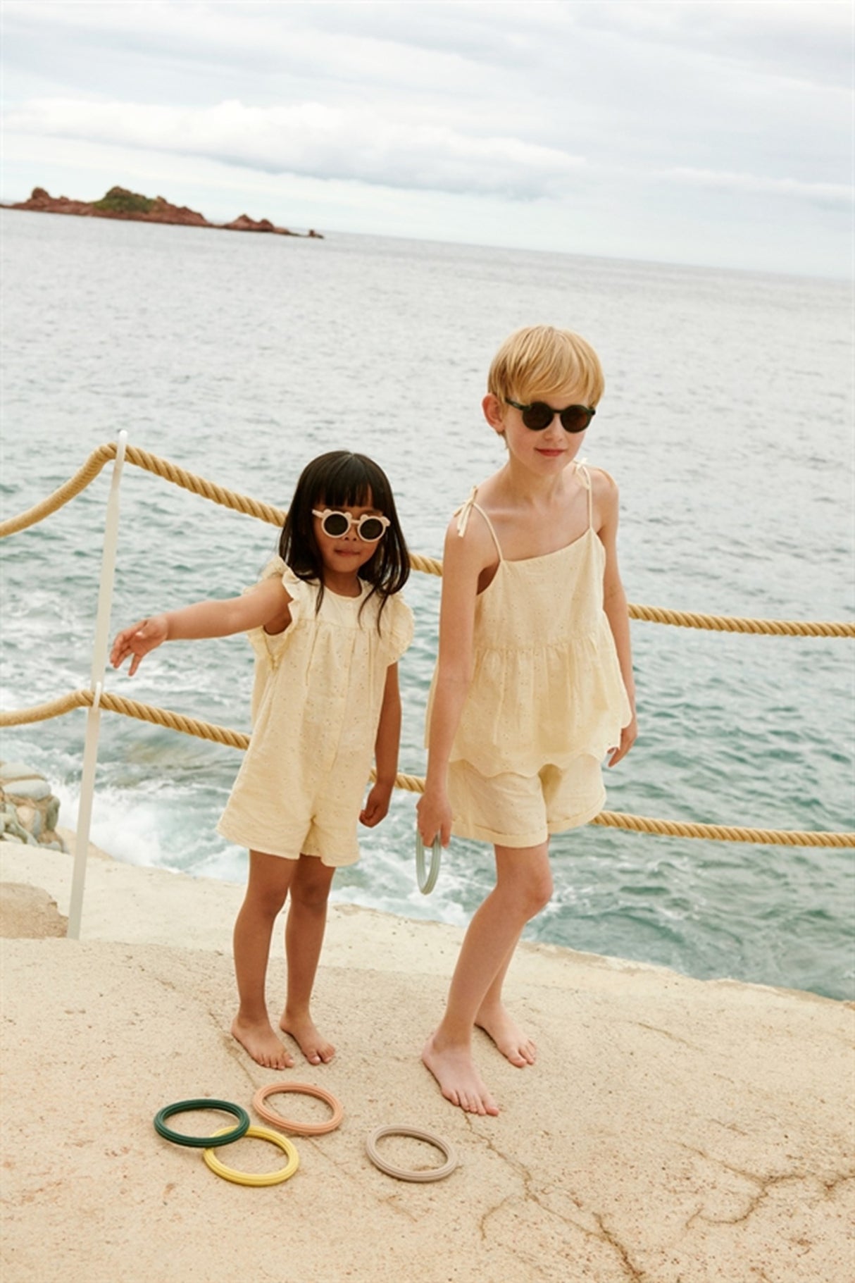 Liewood Cloud Cream Holmfrid Anglaise Onesies