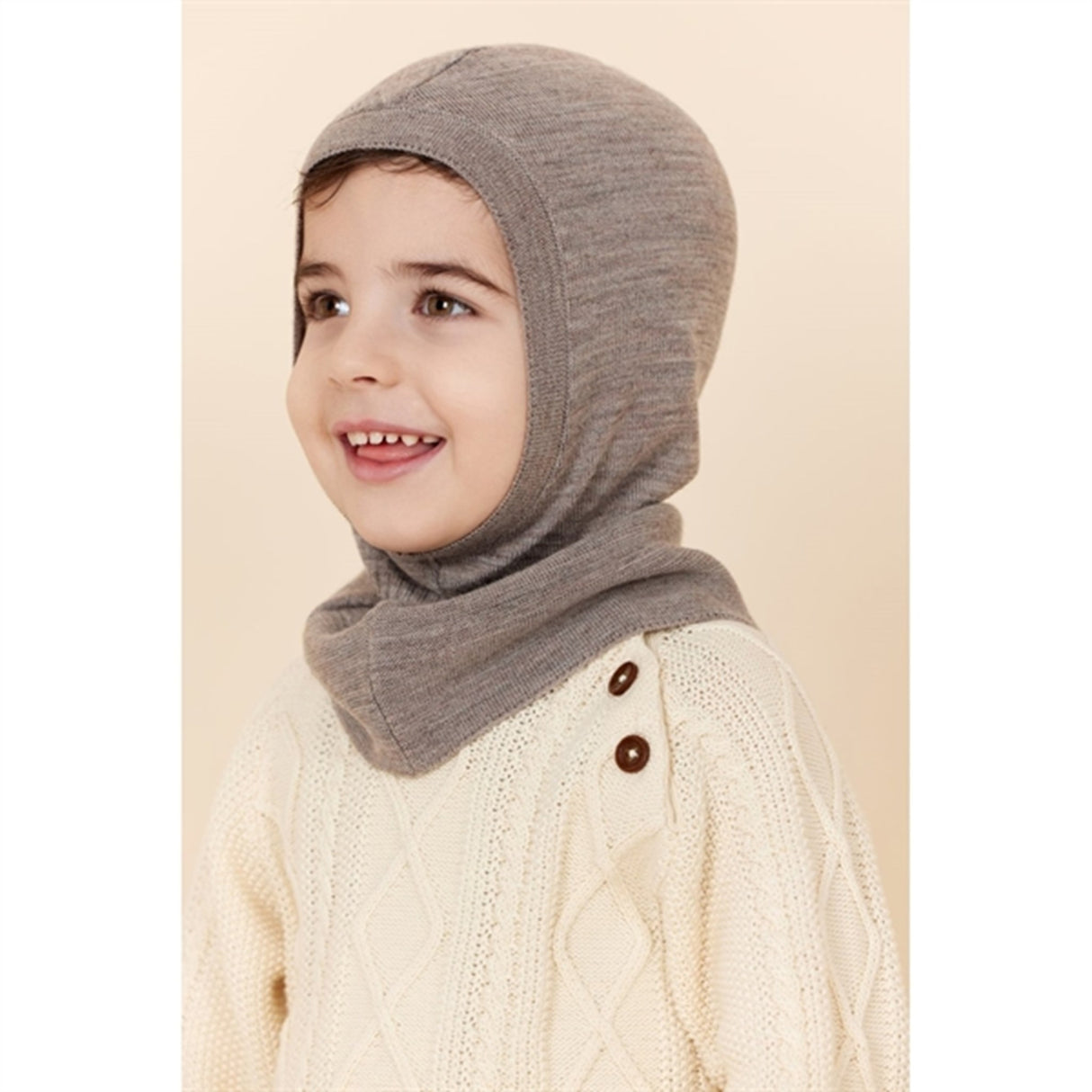 Copenhagen Colors Natural Melange Elefanthatt Stickad Merino