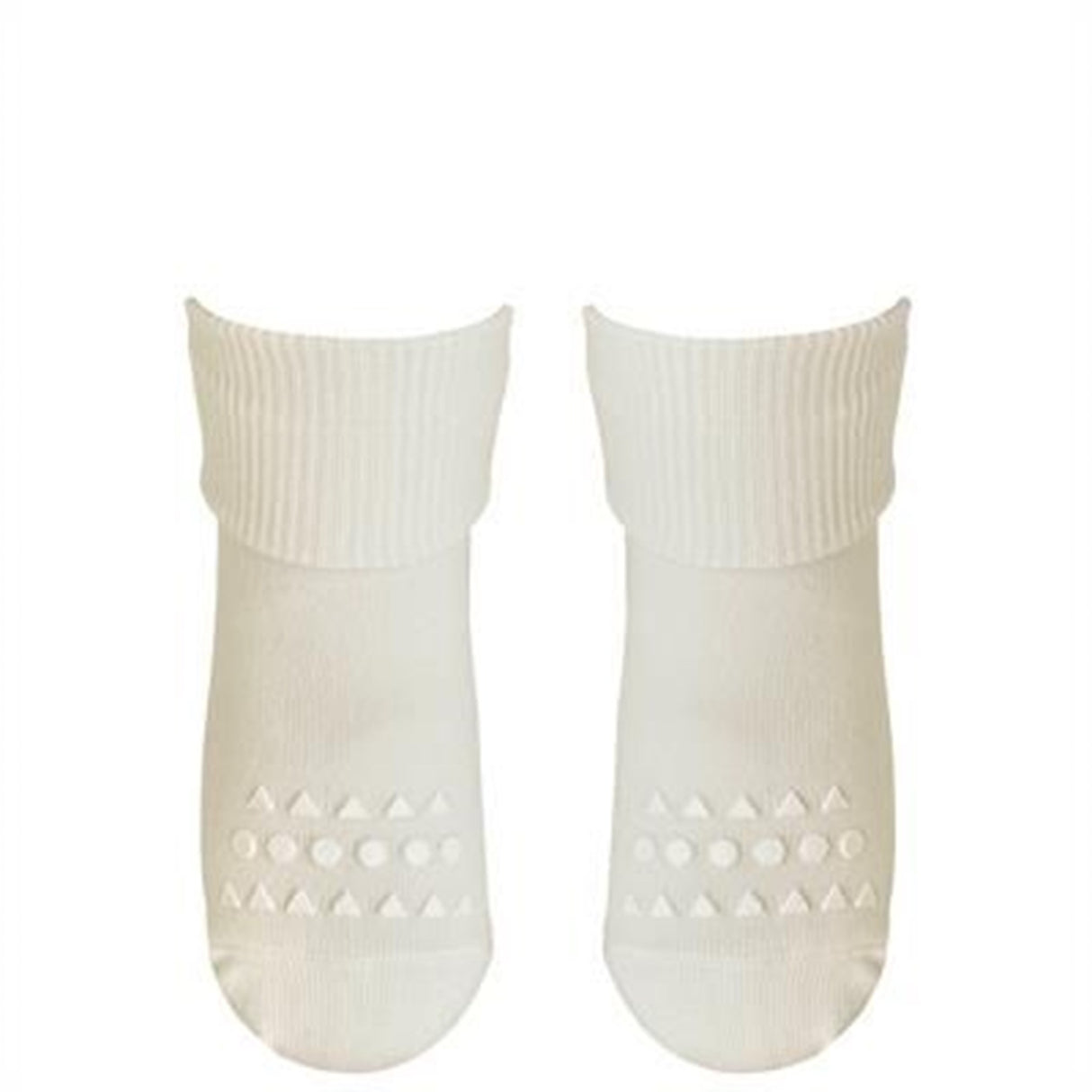 GObabyGO Bamboo Strumpor Antislip Offwhite