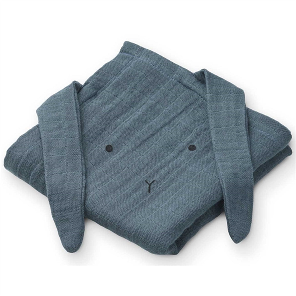 Liewood Hannah Muslinfilt Rabbit 2 Pack Whale Blue