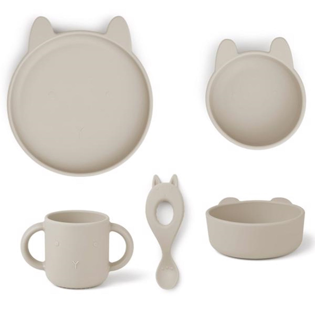 Liewood Vivi Silikon Set Rabbit Sandy