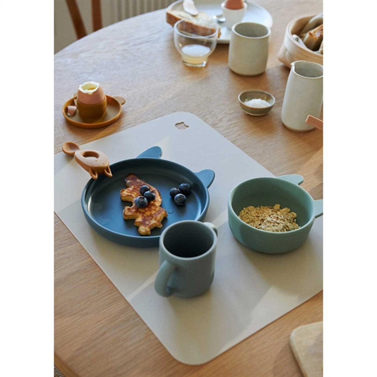 Liewood Vivi Silikon Set Rabbit Blue Multi Mix