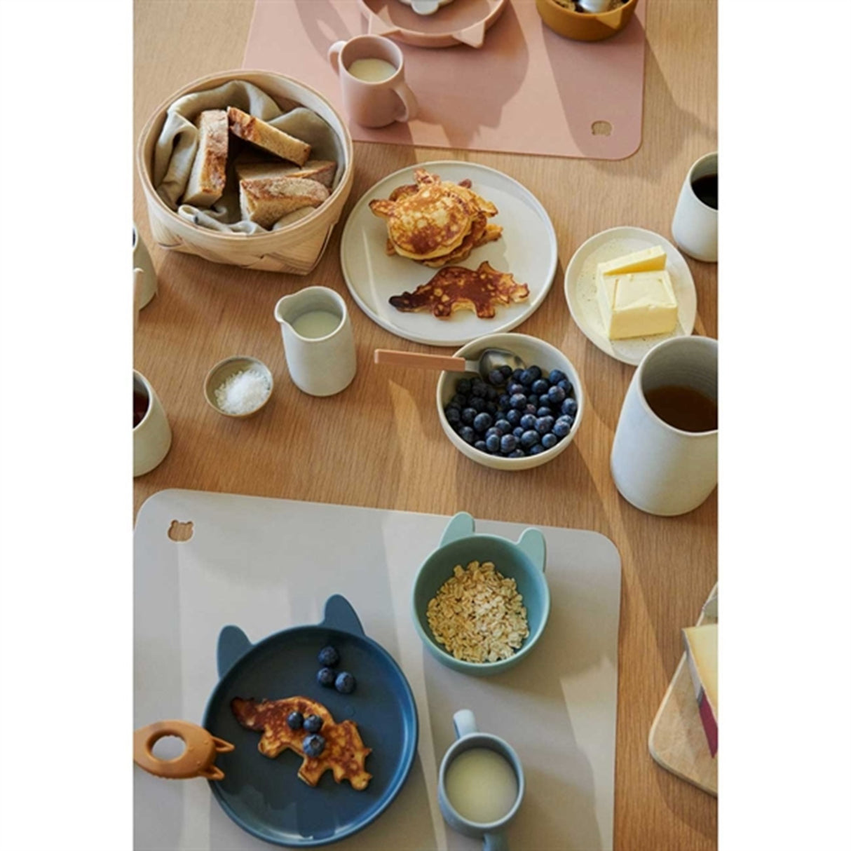 Liewood Vivi Silikon Set Rabbit Blue Multi Mix