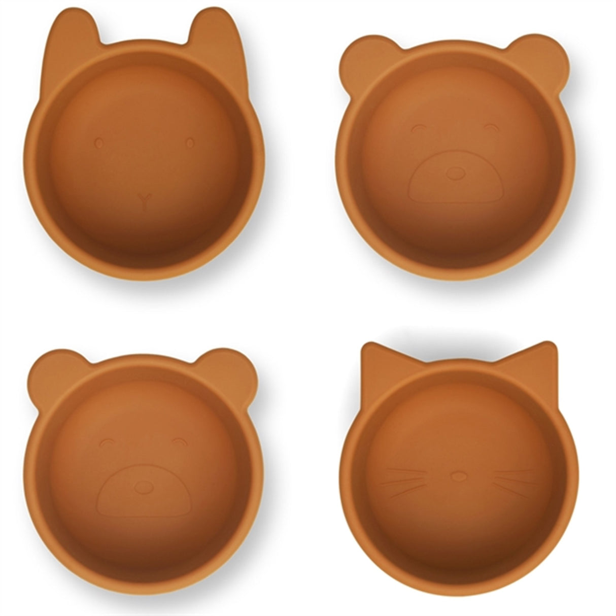 Liewood Malene Silikonskålar 4-pack Mustard