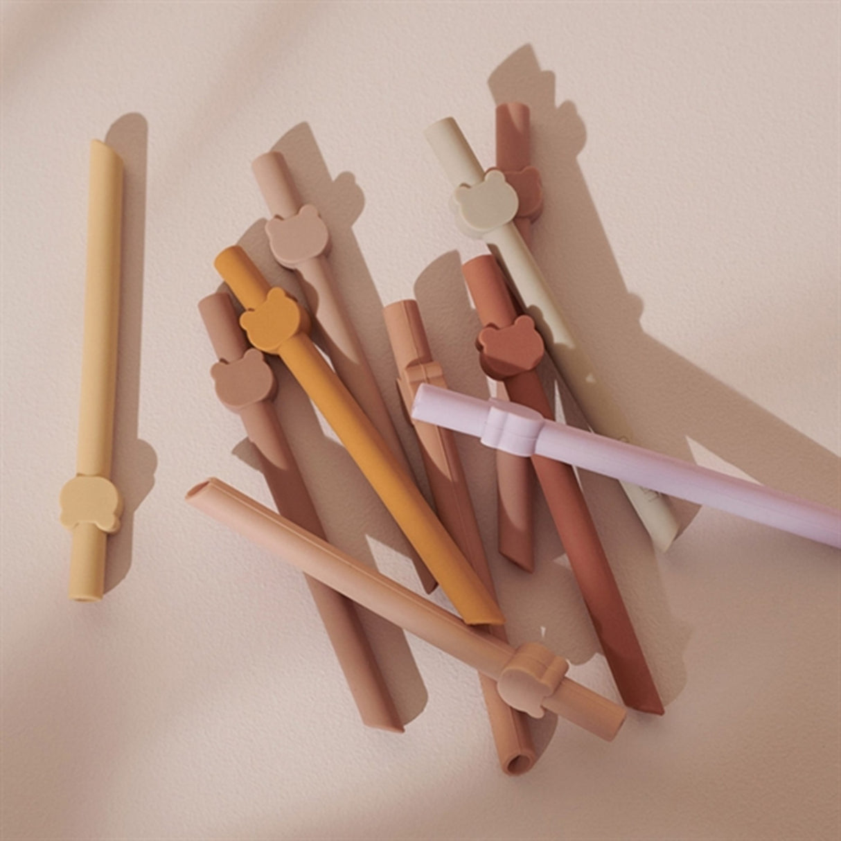 Liewood Badu Sugrör 10-Pack Rose Multi Mix