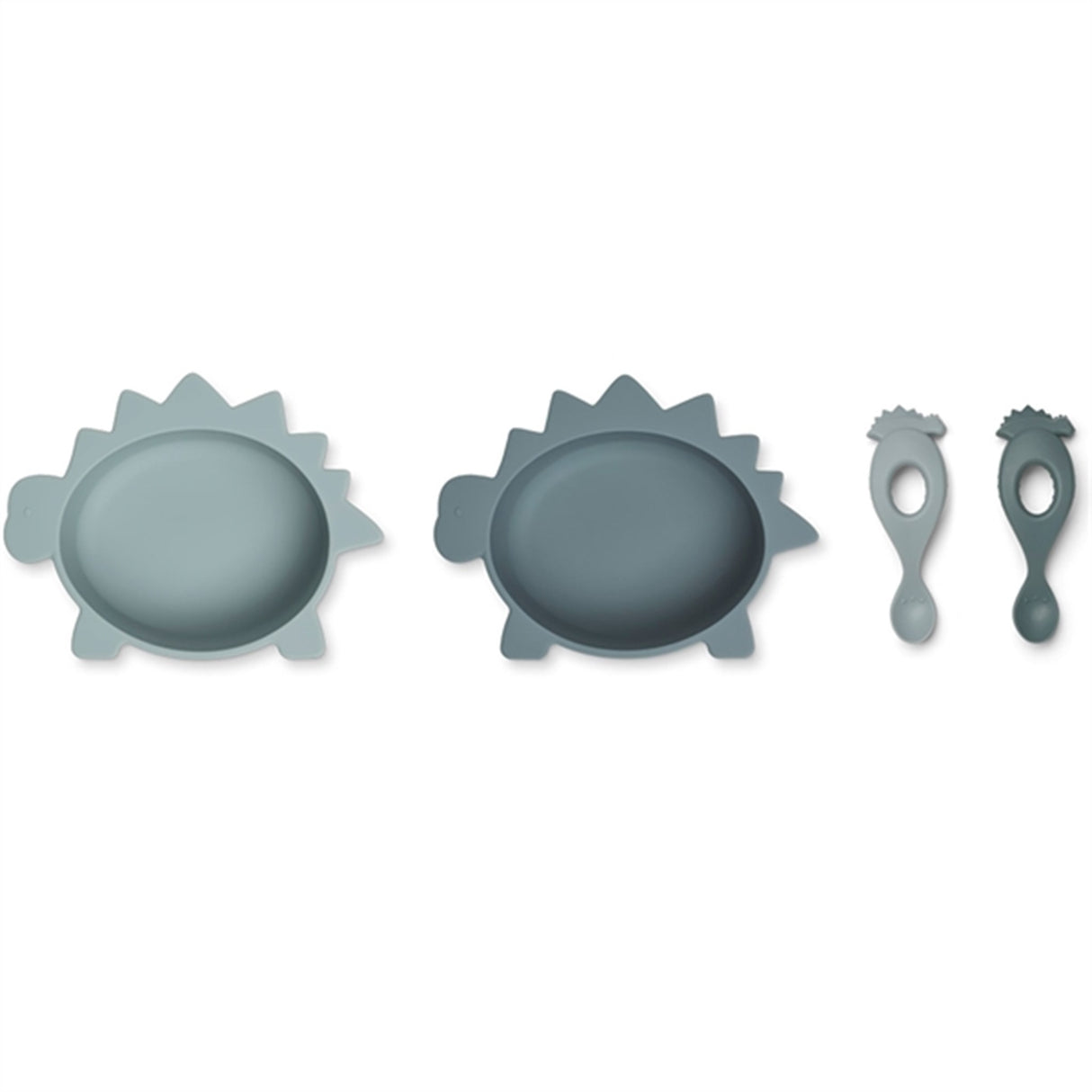 Liewood Evan Silikon Set 2-pack Dino Blue Mix