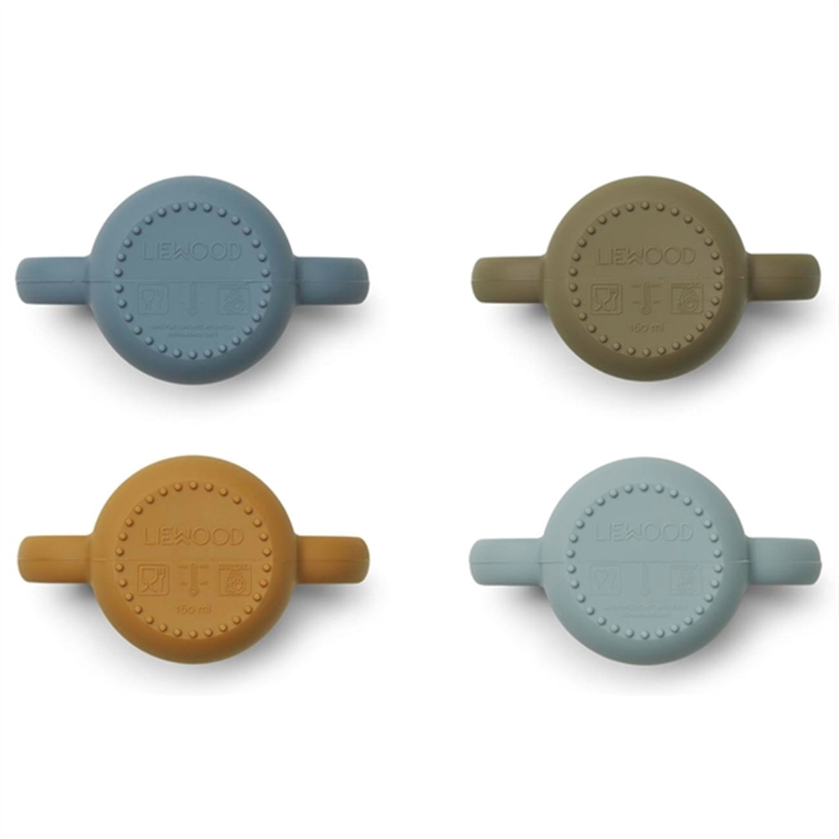 Liewood Gene Silikon Kopp 4-pack Bluse Multi Mix