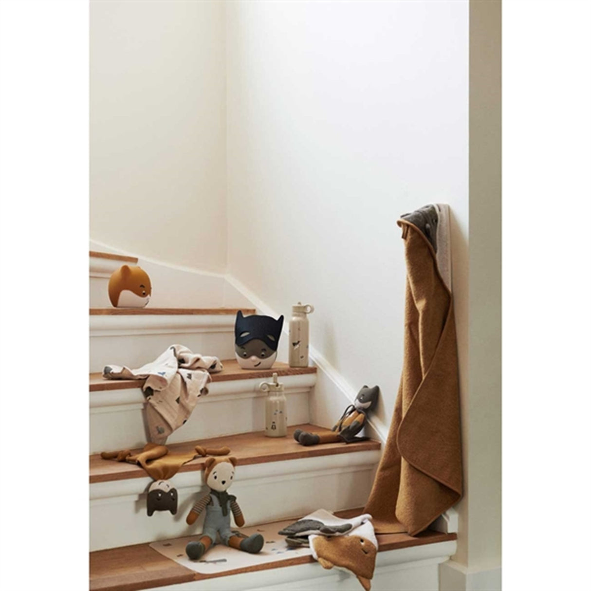 Liewood Alfie Snuttefilt Superhero Golden Caramel