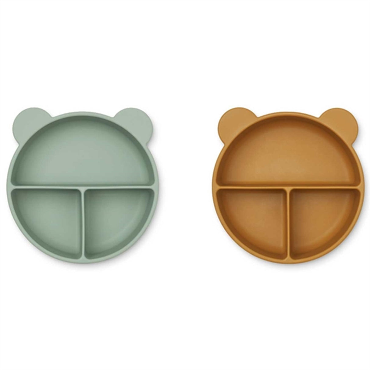 Liewood Conny Silikon Skålar 2-pack Peppermint Golden Caramel Mix