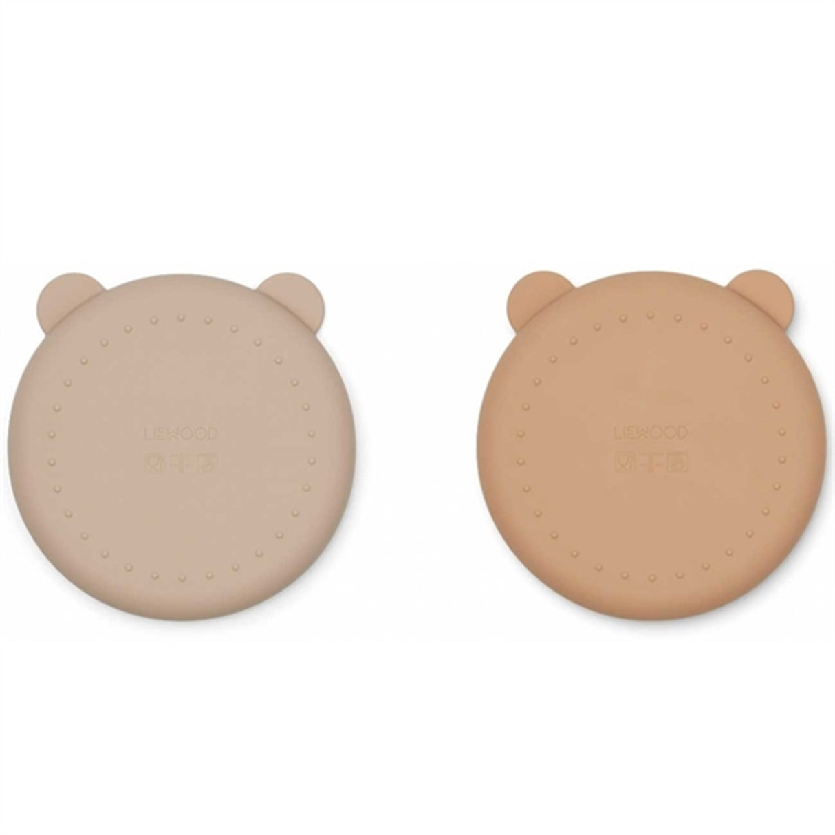 Liewood Merrick Divider Tallrik 2-pack Peppermint/Golden Caramel Mix