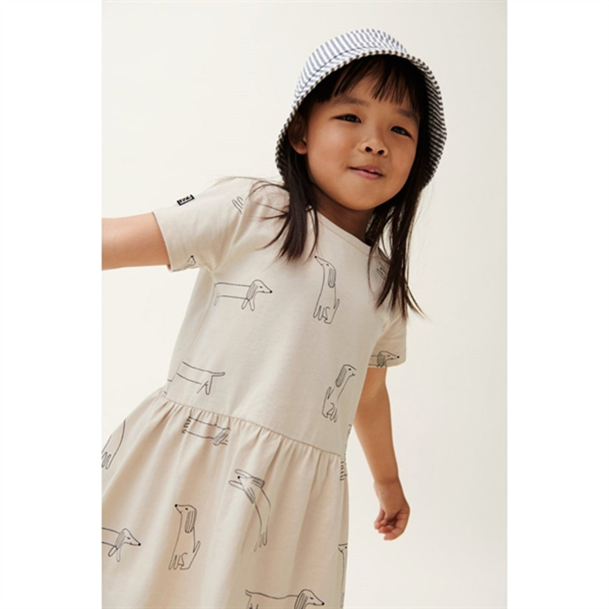 Liewood Salva Bobbare Hatt Y/D Stripe Whale Blue Creme De La Creme