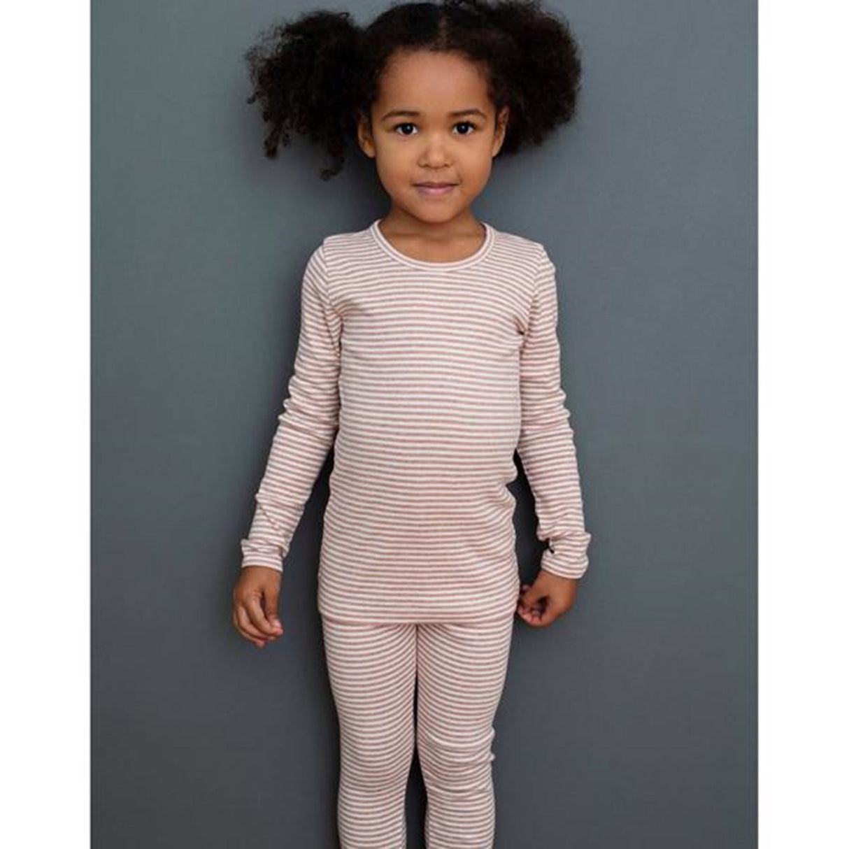 Serendipity Clay/Offwhite Slim Stripe