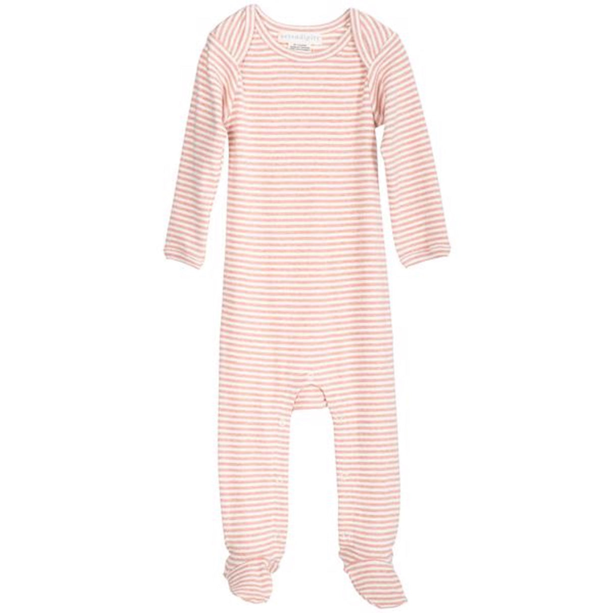 Serendipity Clay/Offwhite Baby Stripe Onesie