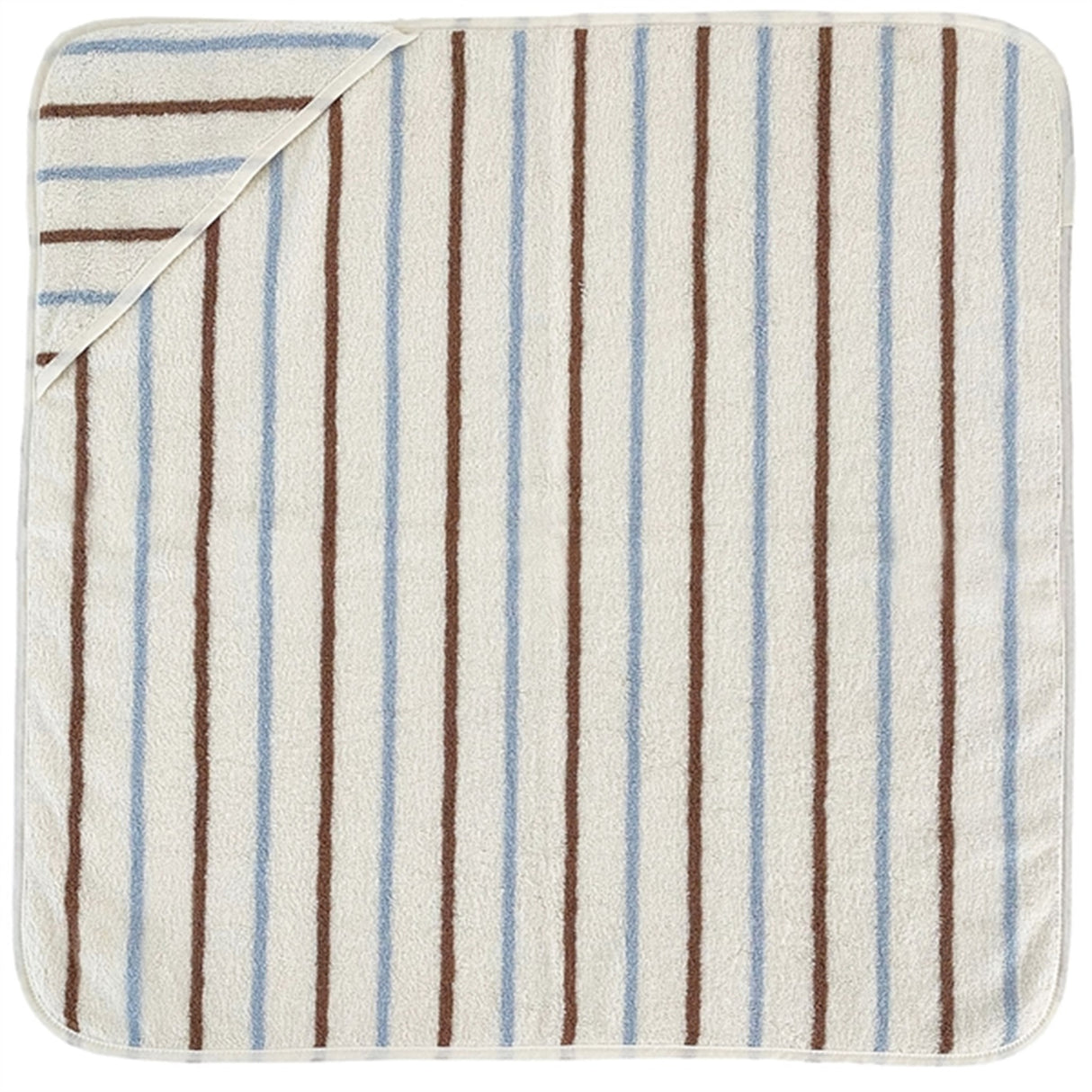OYOY Raita Hooded Handduk Caramel/Ice Blue
