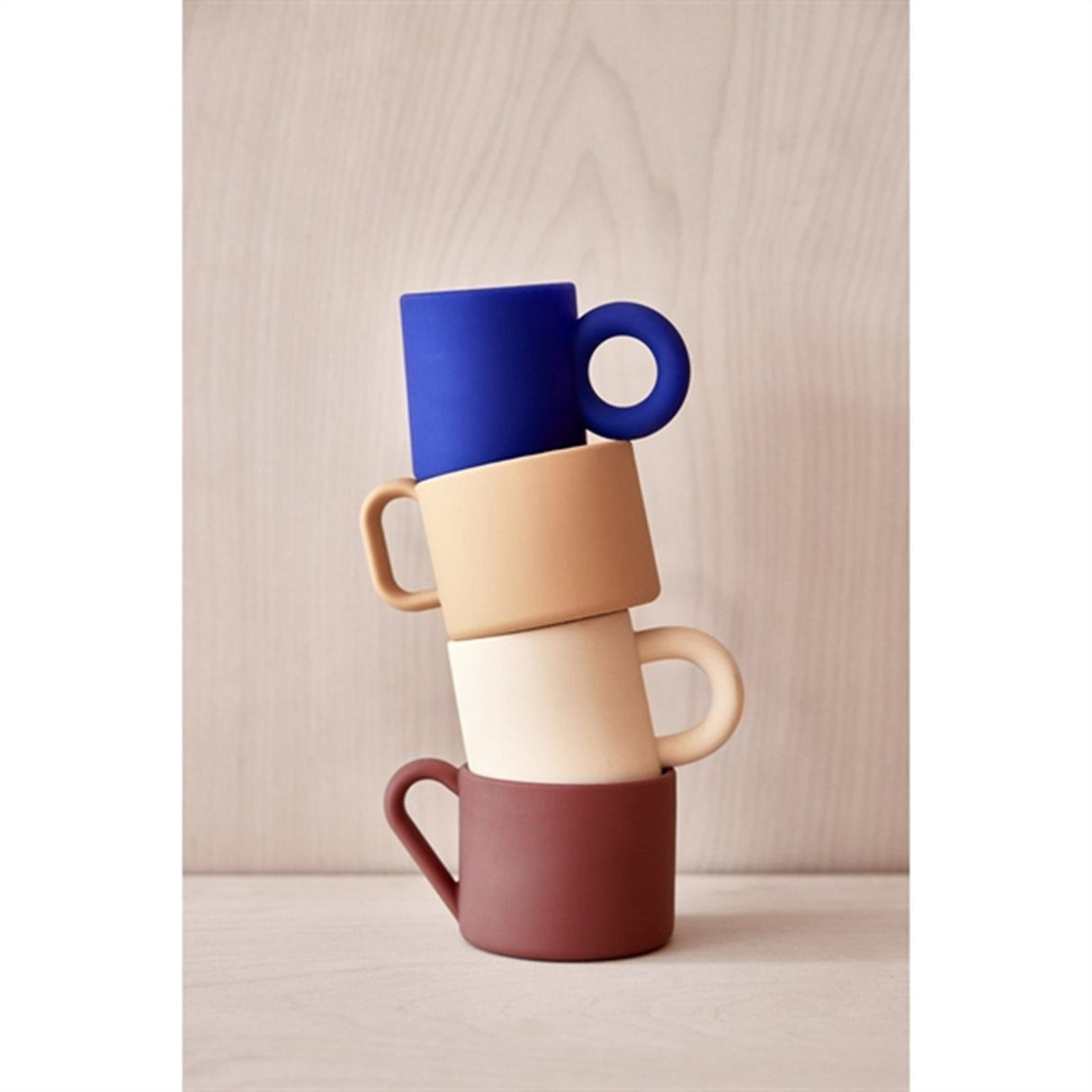 OYOY Nomu Kopp 2-pack Optic Blue / Light Rubber