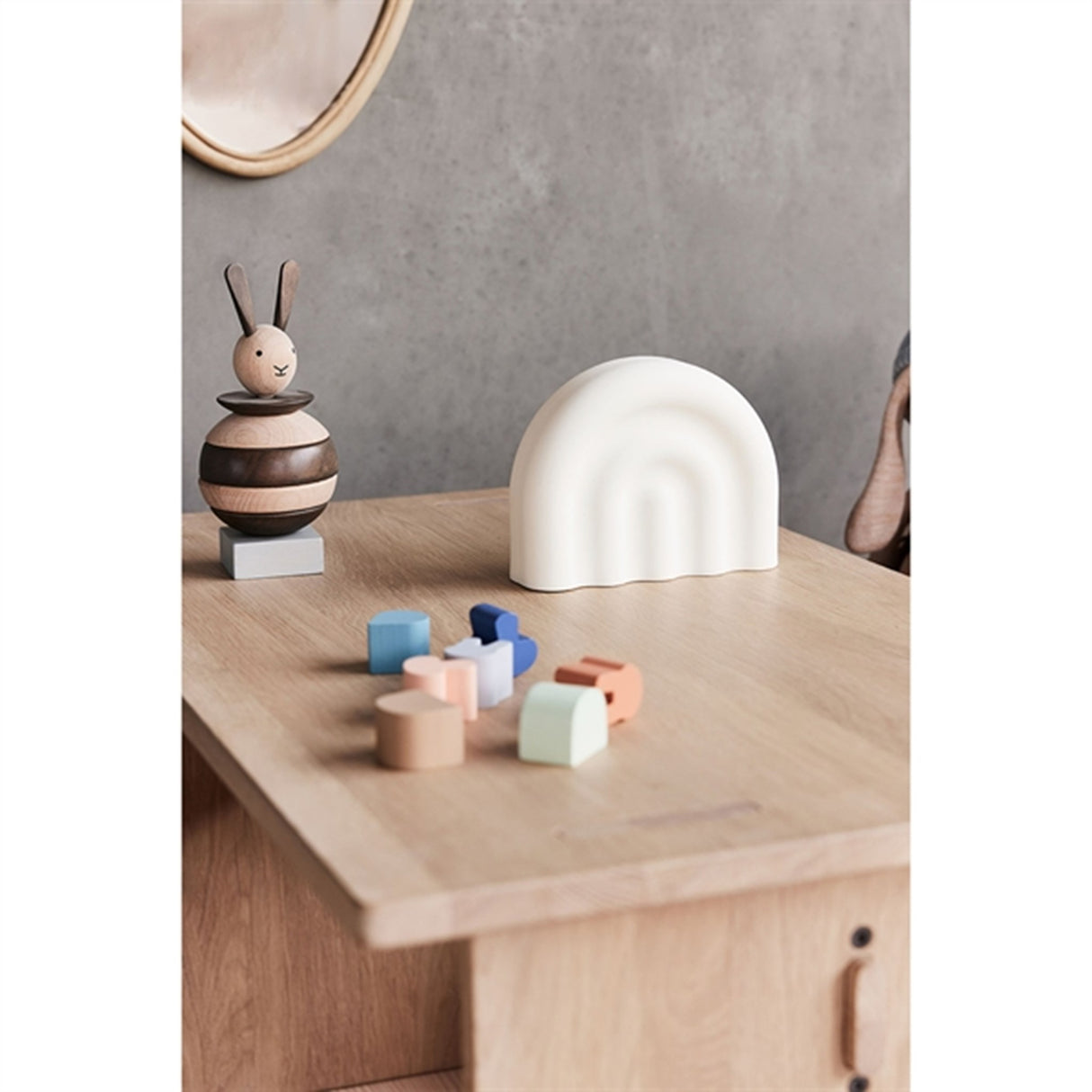 OYOY Rainbow Nattlampa Offwhite