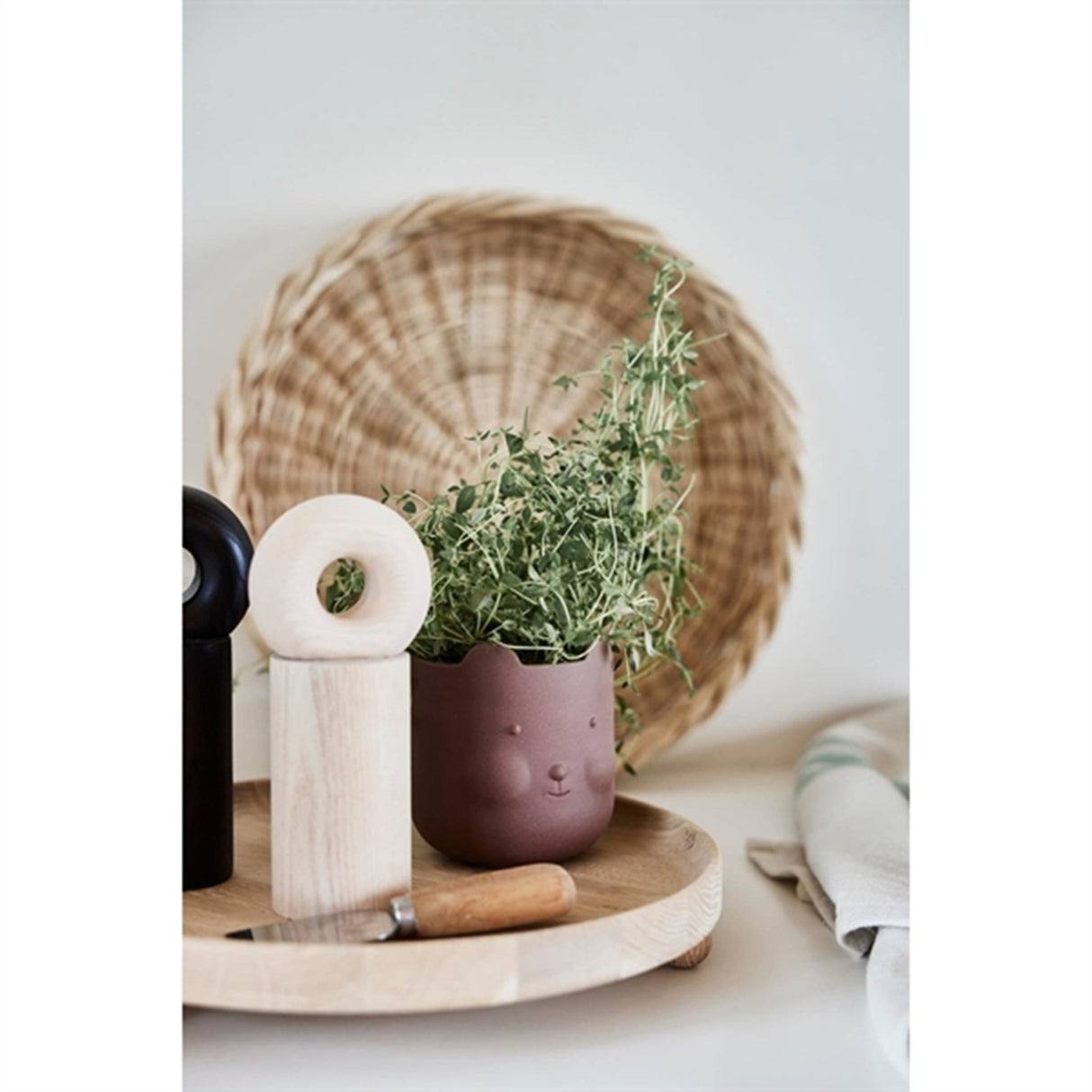 OYOY Bear Burk Dark Terracotta