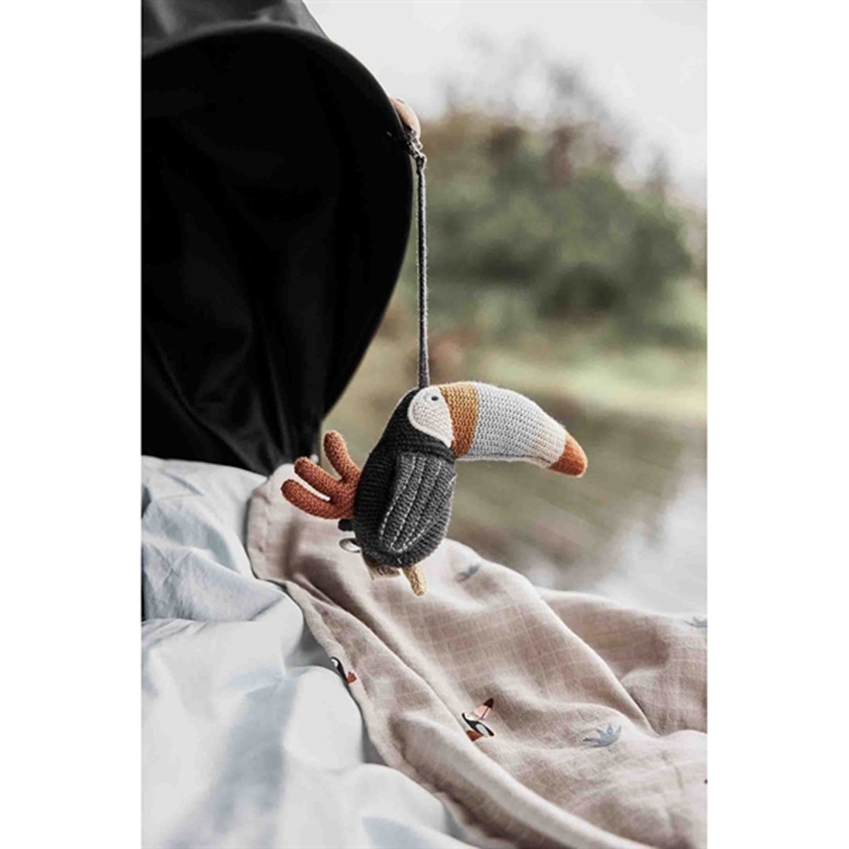 OYOY Toucan Muslin Muslinfilt 2-pack Clay / Caramel