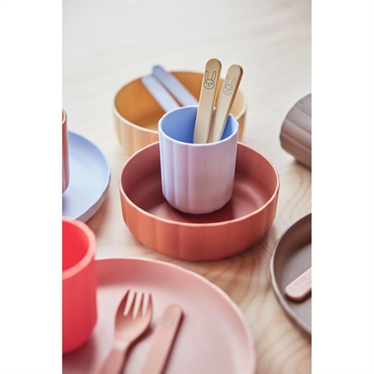 OYOY Pullo Kopp 2-pack Caramel / Ice Blue