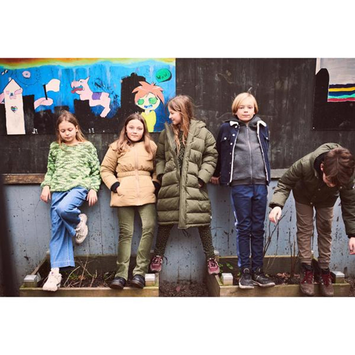 Mads Nørgaard Fantasy Wool Stickad Kaxini Neon Yellow